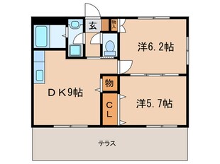 リスペクト錦の物件間取画像